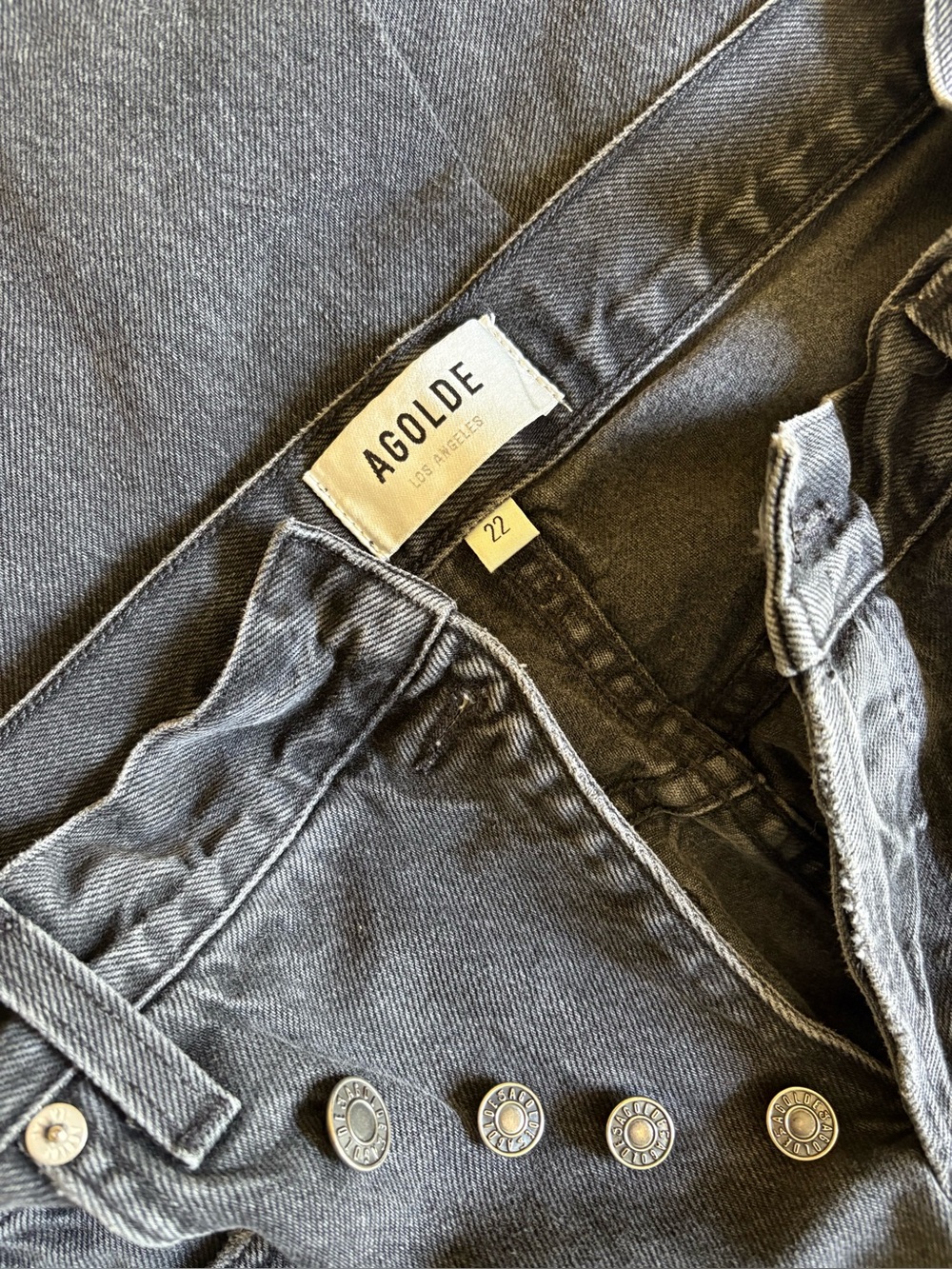 AGOLDE Criss Cross Jean - Savage - Picture 9 of 11